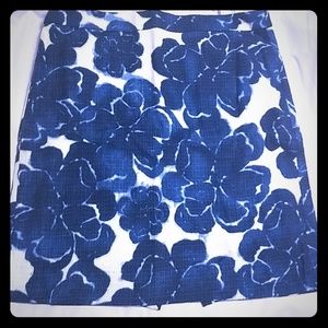 J. Crew Floral Pencil Skirt